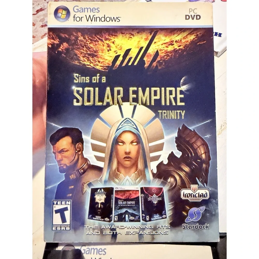 Sins of a Solar Empire: Trinity PC DVD Complete with Training Manual